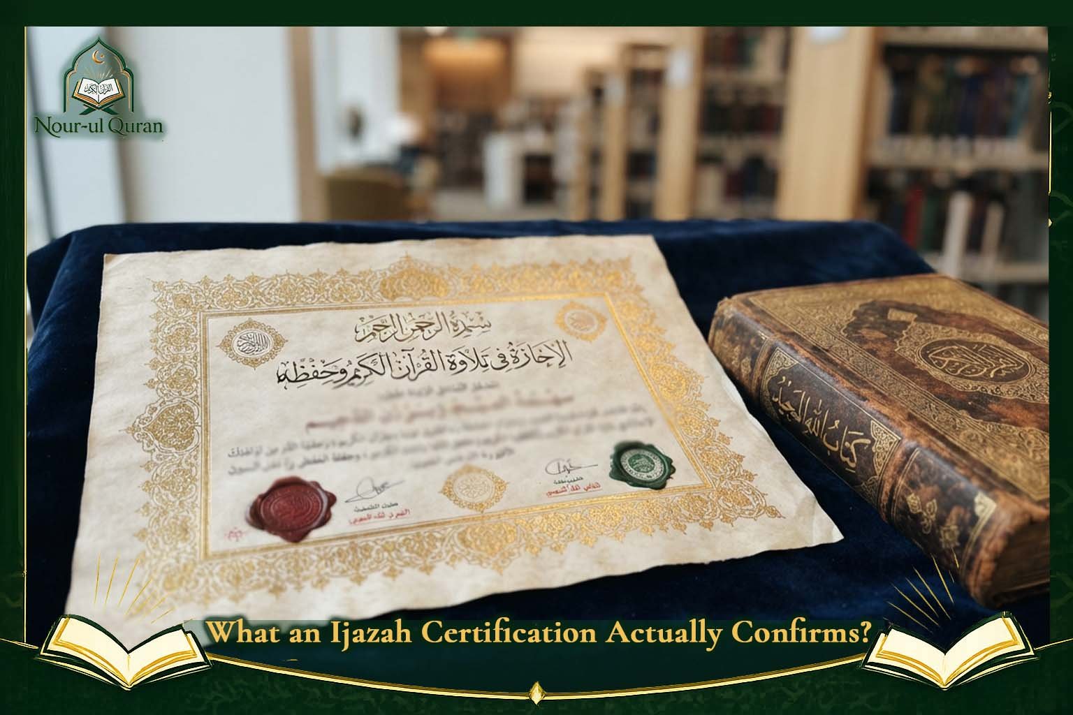 What an Ijazah Certification Actually Confirms?